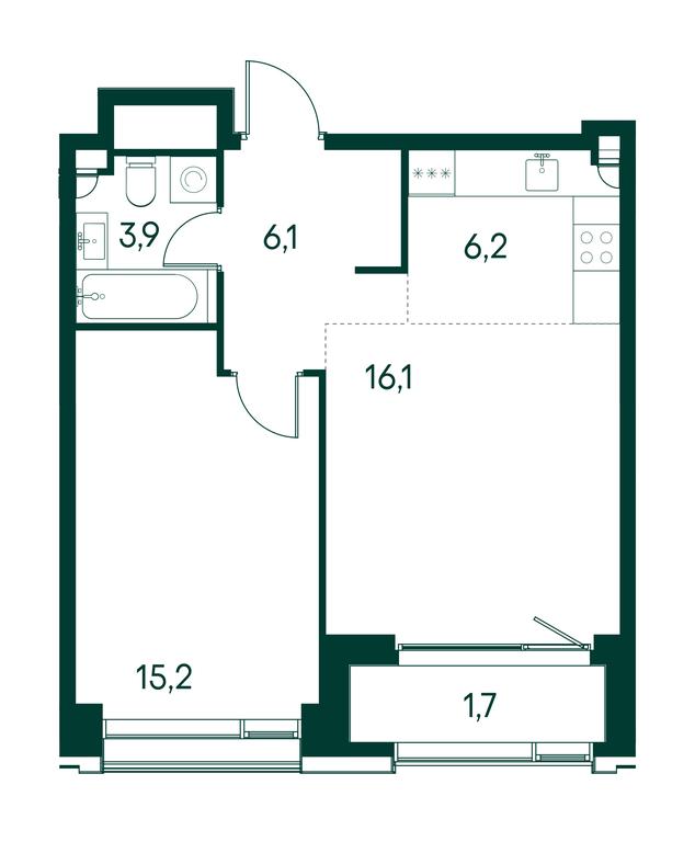 1-BD Apartment Sale, 49.2 sq. m. at Primavera, Volokolamskoye Highway, вл67, Moscow, Russia #1 1-BD Apartment Sale, 49.2 sq. m. at Primavera, Volokolamskoye Highway, вл67, Moscow, Russia #1