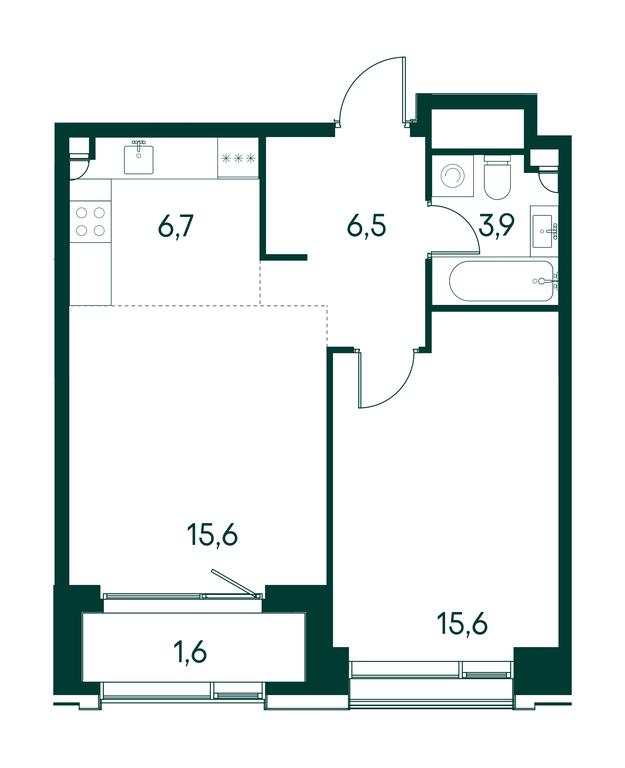 1-BD Apartment Sale, 49.9平方米 at Primavera, Volokolamskoye Highway, вл67, Moscow, Russia #1 1-BD Apartment Sale, 49.9平方米 at Primavera, Volokolamskoye Highway, вл67, Moscow, Russia #1