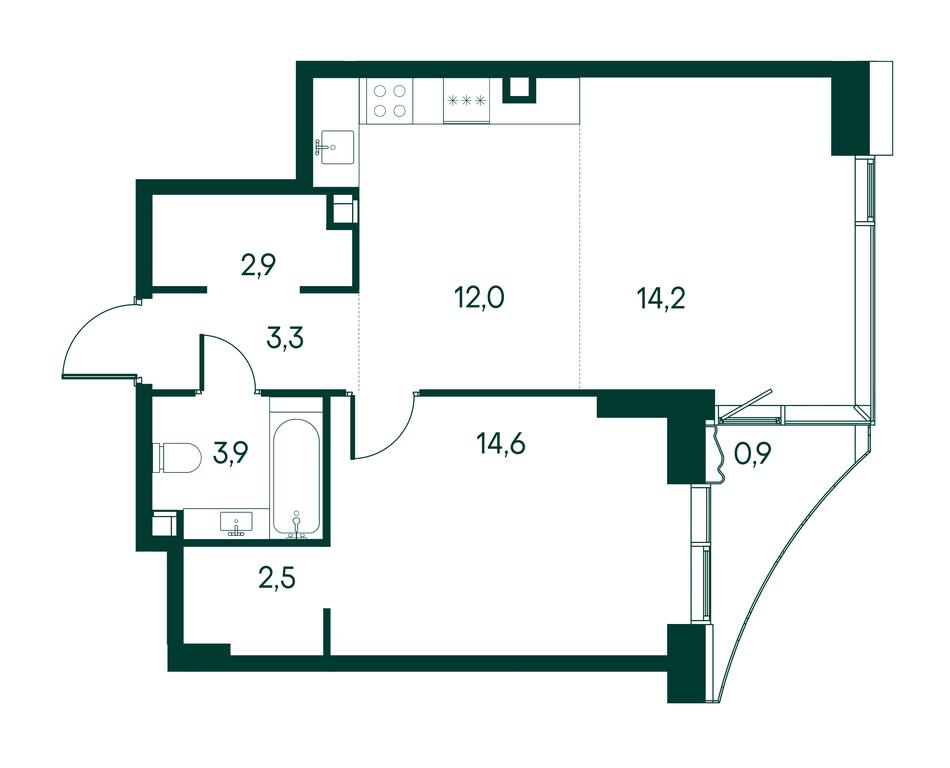 1-BD Apartment Sale, 54.5 sq. m. at Primavera, Volokolamskoye Highway, вл67, Moscow, Russia #1 1-BD Apartment Sale, 54.5 sq. m. at Primavera, Volokolamskoye Highway, вл67, Moscow, Russia #1