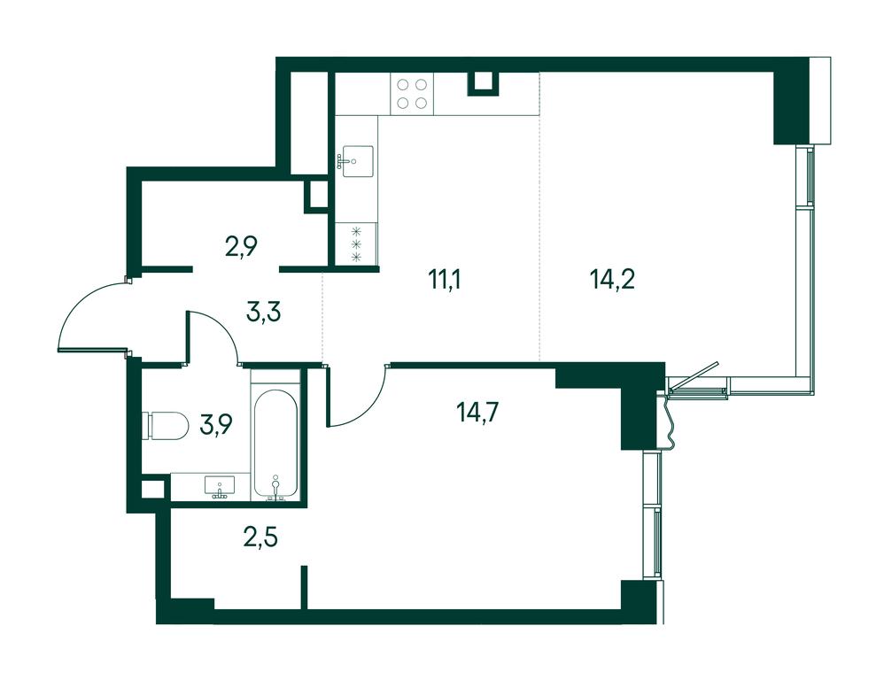 1-BD Apartment Sale, 52.6 sq. m. at Primavera, Volokolamskoye Highway, вл67, Moscow, Russia #1 1-BD Apartment Sale, 52.6 sq. m. at Primavera, Volokolamskoye Highway, вл67, Moscow, Russia #1