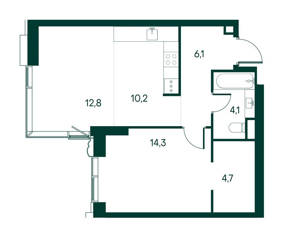 1-BD Apartment Sale, 52.3 sq. m. at Primavera, Volokolamskoye Highway, вл67, Moscow, Russia #1 1-BD Apartment Sale, 52.3 sq. m. at Primavera, Volokolamskoye Highway, вл67, Moscow, Russia #1