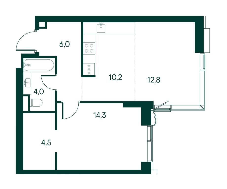 1-BD Apartment Sale, 51.9 sq. m. at Primavera, Volokolamskoye Highway, вл67, Moscow, Russia #1 1-BD Apartment Sale, 51.9 sq. m. at Primavera, Volokolamskoye Highway, вл67, Moscow, Russia #1