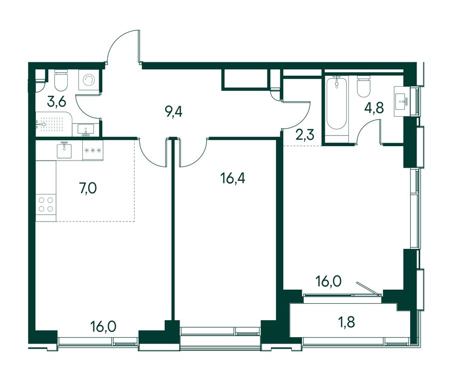 2-BD Apartment Sale, 77.6 sq. m. at Primavera, Volokolamskoye Highway, вл67, Moscow, Russia #1 2-BD Apartment Sale, 77.6 sq. m. at Primavera, Volokolamskoye Highway, вл67, Moscow, Russia #1