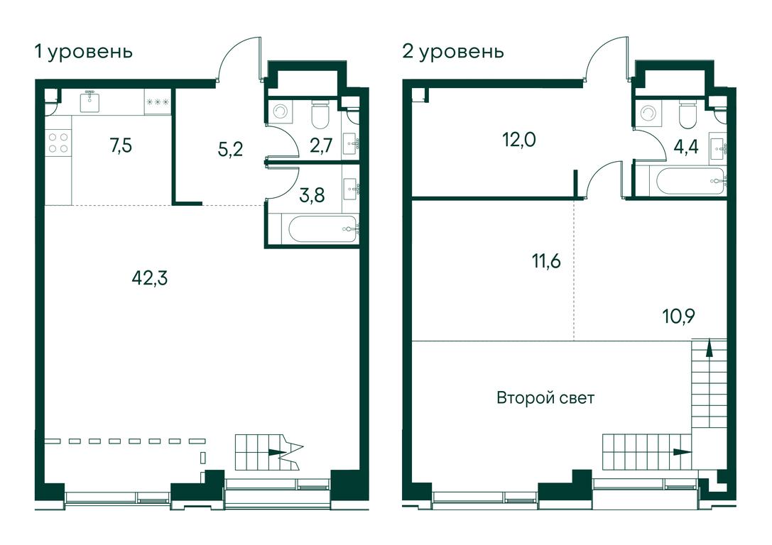 1-BD Apartment Sale, 100.2平方米 at Primavera, Volokolamskoye Highway, вл67, Moscow, Russia #1 1-BD Apartment Sale, 100.2平方米 at Primavera, Volokolamskoye Highway, вл67, Moscow, Russia #1