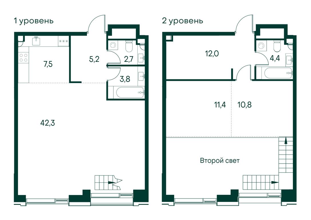 1-BD Apartment Sale, 100.1平方米 at Primavera, Volokolamskoye Highway, вл67, Moscow, Russia #1 1-BD Apartment Sale, 100.1平方米 at Primavera, Volokolamskoye Highway, вл67, Moscow, Russia #1