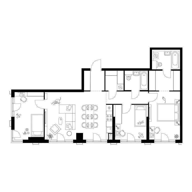 3-BD Apartment Sale, 83.9平方米 at Irtyshskiy Kvartal, 2nd Irtyshsky Drive, Moscow, Russia #2 3-BD Apartment Sale, 83.9平方米 at Irtyshskiy Kvartal, 2nd Irtyshsky Drive, Moscow, Russia #2