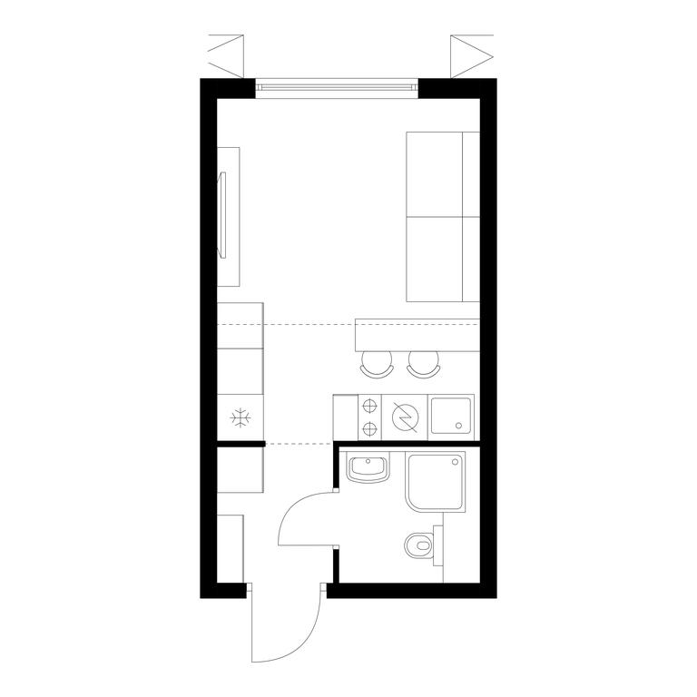 Apartment Sale, 20平方米 at Yauza Park, ulitsa Kolontsova, 4, Mytischi, Moscow Region, Russia #1 Apartment Sale, 20平方米 at Yauza Park, ulitsa Kolontsova, 4, Mytischi, Moscow Region, Russia #1