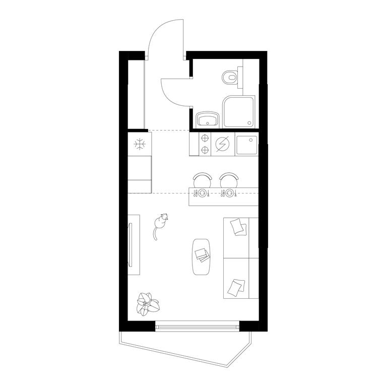 Apartment Sale, 20.3 sq. m. at Michurinskiy Park, Ozyornaya Street, 44А, Moscow, Russia #1 Apartment Sale, 20.3 sq. m. at Michurinskiy Park, Ozyornaya Street, 44А, Moscow, Russia #1