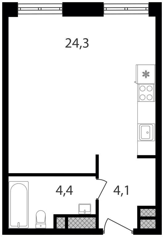 Apartment Sale, 32.8 sq. m. at Varshavskie Vorota, Varshavskoye Highway, 141, Moscow, Russia #2 Apartment Sale, 32.8 sq. m. at Varshavskie Vorota, Varshavskoye Highway, 141, Moscow, Russia #2
