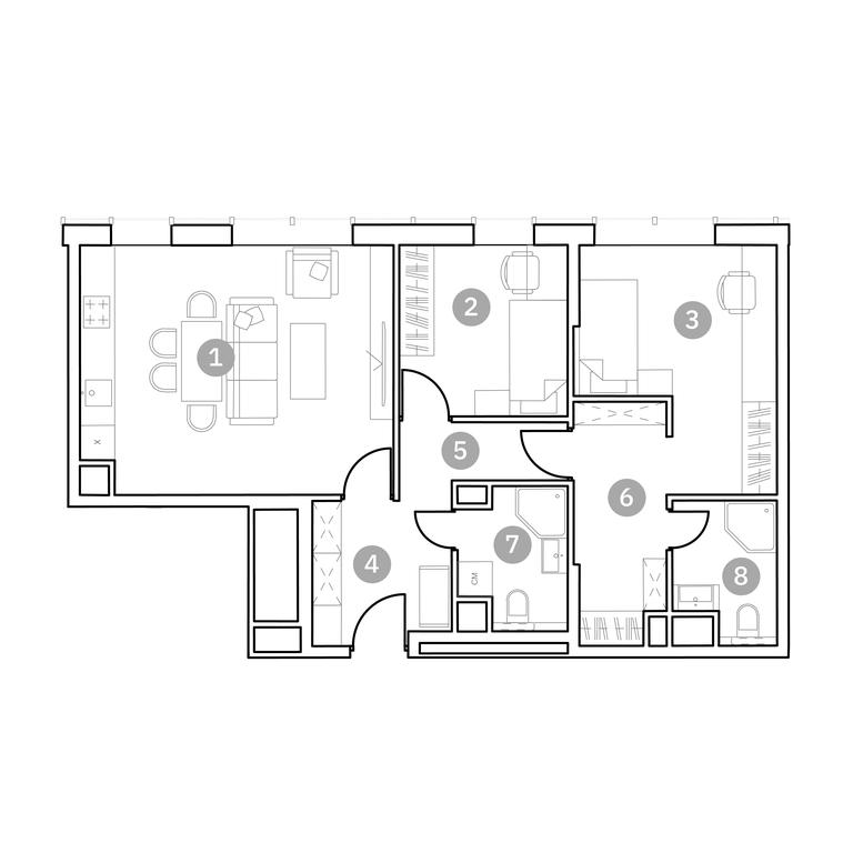 2-BD Apartment Sale, 67.2 sq. m. at Fiztekh-City, Новодачная улица, 67, Москва, Россия #1 2-BD Apartment Sale, 67.2 sq. m. at Fiztekh-City, Новодачная улица, 67, Москва, Россия #1