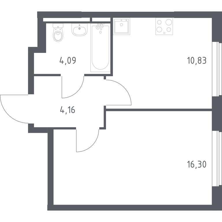 Apartment Sale, 35.38 sq. m. at Mytishchi Park, Silikatnaya ulitsa, 41к3, Mytischi, Moscow Region, Russia #1 Apartment Sale, 35.38 sq. m. at Mytishchi Park, Silikatnaya ulitsa, 41к3, Mytischi, Moscow Region, Russia #1