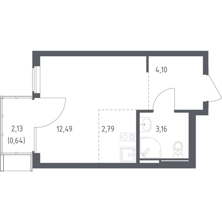 Apartment Sale, 23.18 sq. m. at Ostafevo, Ostafyevskoe Highway, 12к1, Ryazanovskoe Settlement, Moscow, Russia #1 Apartment Sale, 23.18 sq. m. at Ostafevo, Ostafyevskoe Highway, 12к1, Ryazanovskoe Settlement, Moscow, Russia #1