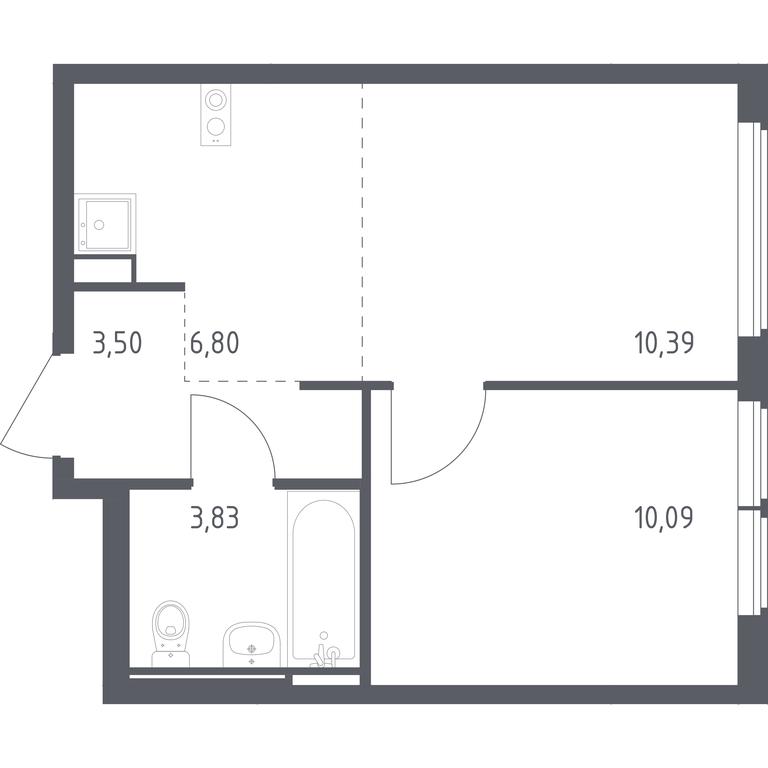 Apartment Sale, 34.61 sq. m. at Ostafevo, Ostafyevskoe Highway, 12к1, Ryazanovskoe Settlement, Moscow, Russia #1 Apartment Sale, 34.61 sq. m. at Ostafevo, Ostafyevskoe Highway, 12к1, Ryazanovskoe Settlement, Moscow, Russia #1