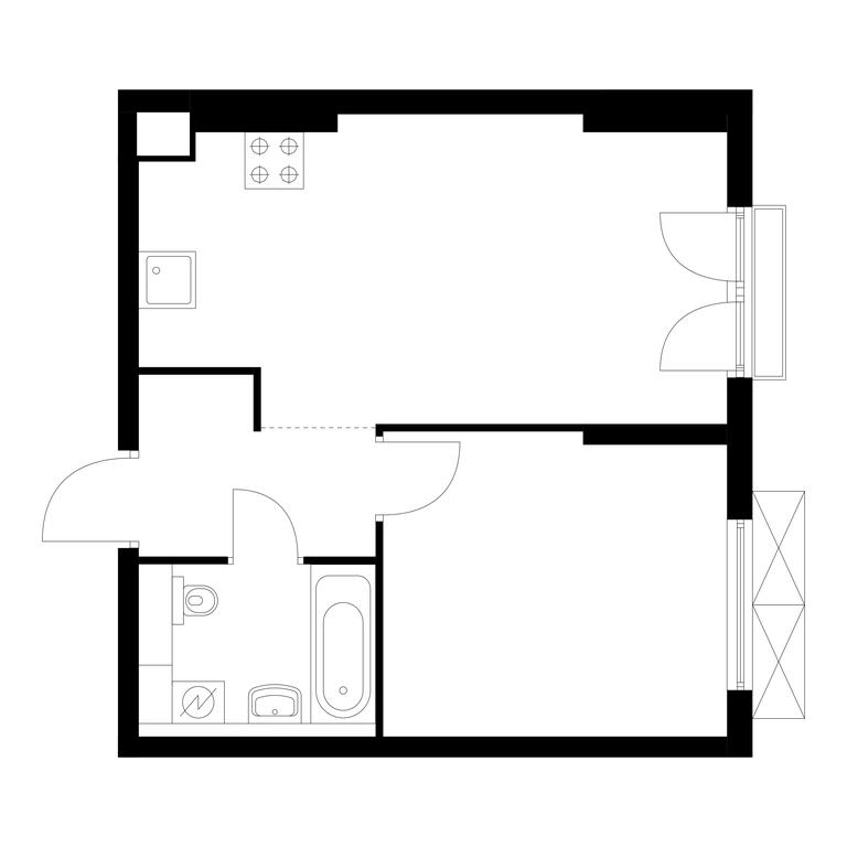 1-BD Apartment Sale, 38.3 sq. m. at Ilinskie Luga, Zapovednaya Street, 1, posyolok Ilyinskoye-Usovo, Krasnogorsk City District, Moscow Region, Russia #1 1-BD Apartment Sale, 38.3 sq. m. at Ilinskie Luga, Zapovednaya Street, 1, posyolok Ilyinskoye-Usovo, Krasnogorsk City District, Moscow Region, Russia #1