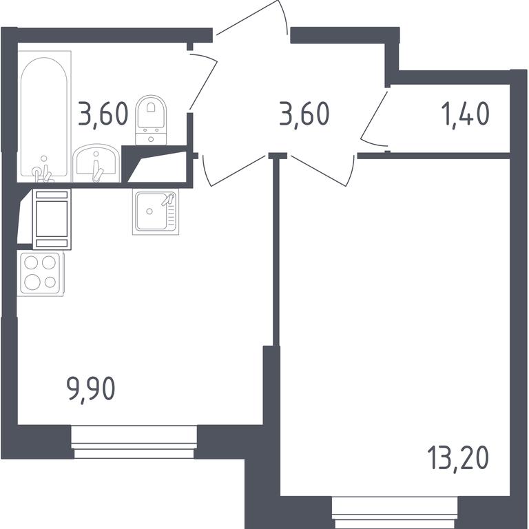 Apartment Sale, 30.8 sq. m. at Kvartal Nekrasovka, Nedorubova Street, 28, Moscow, Russia #1 Apartment Sale, 30.8 sq. m. at Kvartal Nekrasovka, Nedorubova Street, 28, Moscow, Russia #1