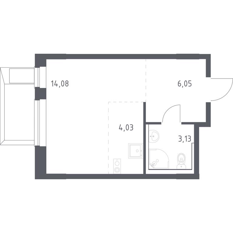 Apartment Sale, 27.29 sq. m. at Egorovo Park, 1-y kvartal, posyolok Zhilino-1, Lubertsy City District, Moscow Region, Russia #1 Apartment Sale, 27.29 sq. m. at Egorovo Park, 1-y kvartal, posyolok Zhilino-1, Lubertsy City District, Moscow Region, Russia #1
