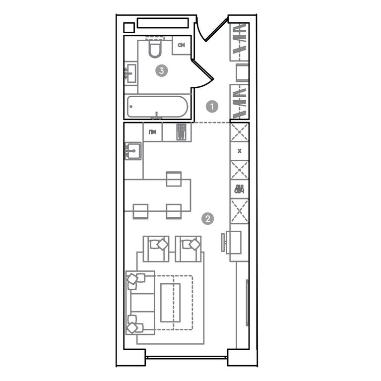Продажа квартиры, 40,2 м² в ЖК «РЭД7 (RED7)», проспект Академика Сахарова, 11, Москва, Россия #1 Продажа квартиры, 40,2 м² в ЖК «РЭД7 (RED7)», проспект Академика Сахарова, 11, Москва, Россия #1