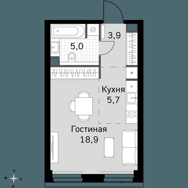 Apartment Sale, 33.5 sq. m. at Amber City, 3rd Khoroshyovsky Drive, 3А, Moscow, Russia #1 Apartment Sale, 33.5 sq. m. at Amber City, 3rd Khoroshyovsky Drive, 3А, Moscow, Russia #1