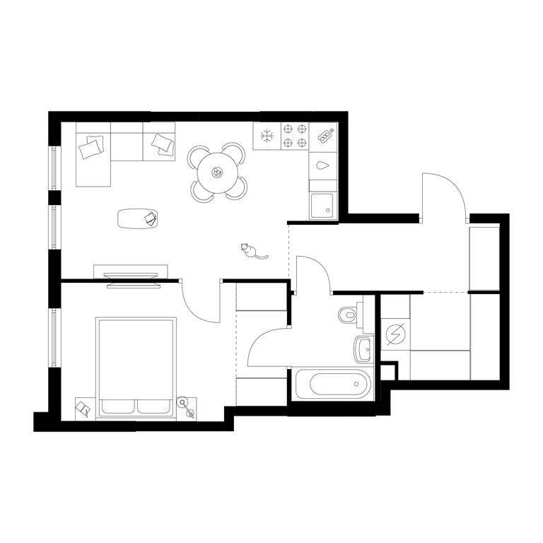 1-BD Apartment Sale, 42.4 sq. m. at Zelionyi Park, 687-y proyezd, 15с2, Zelenograd, Moscow, Russia #1 1-BD Apartment Sale, 42.4 sq. m. at Zelionyi Park, 687-y proyezd, 15с2, Zelenograd, Moscow, Russia #1