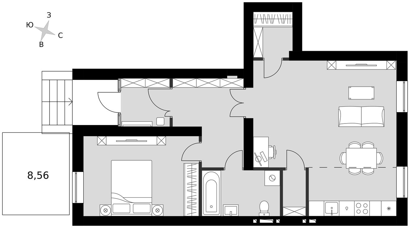 2-BD Apartment Sale, 69.2平方米 at Park Aprel, ulitsa Park Aprel, 1, Aprelevka, Naro-Fominskiy City District, Moscow Region, Russia #1 2-BD Apartment Sale, 69.2平方米 at Park Aprel, ulitsa Park Aprel, 1, Aprelevka, Naro-Fominskiy City District, Moscow Region, Russia #1