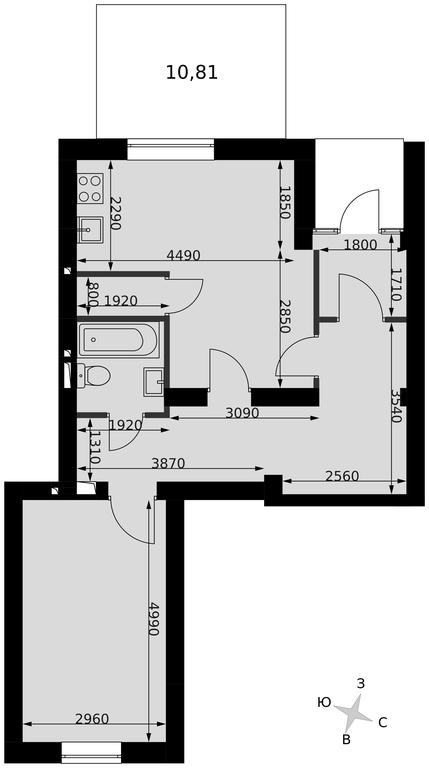2-BD Apartment Sale, 57.62平方米 at Park Aprel, ulitsa Park Aprel, 1, Aprelevka, Naro-Fominskiy City District, Moscow Region, Russia #2 2-BD Apartment Sale, 57.62平方米 at Park Aprel, ulitsa Park Aprel, 1, Aprelevka, Naro-Fominskiy City District, Moscow Region, Russia #2