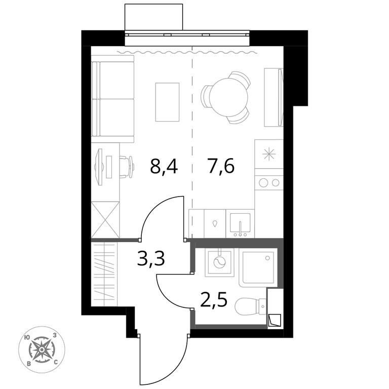 Apartment Sale, 21.8 sq. m. at Pervy Sheremetevskij, Komsomolskaya Street, 16, Khimki, Moscow Region, Russia #1 Apartment Sale, 21.8 sq. m. at Pervy Sheremetevskij, Komsomolskaya Street, 16, Khimki, Moscow Region, Russia #1