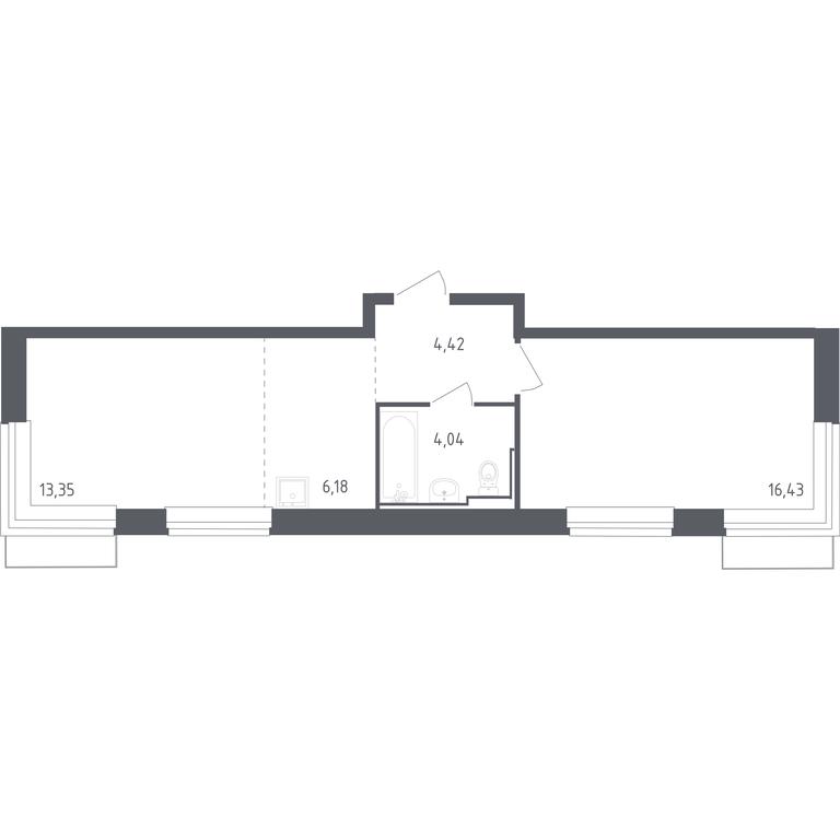 Apartment Sale, 44.42 sq. m. at Rublevskiy Kvartal, Laykovo Green Quarter, zhiloy kompleks Gorod-sobytiye Laykovo, selo Laykovo, Odintsovskiy City District, Moscow Region, Russia #1 Apartment Sale, 44.42 sq. m. at Rublevskiy Kvartal, Laykovo Green Quarter, zhiloy kompleks Gorod-sobytiye Laykovo, selo Laykovo, Odintsovskiy City District, Moscow Region, Russia #1