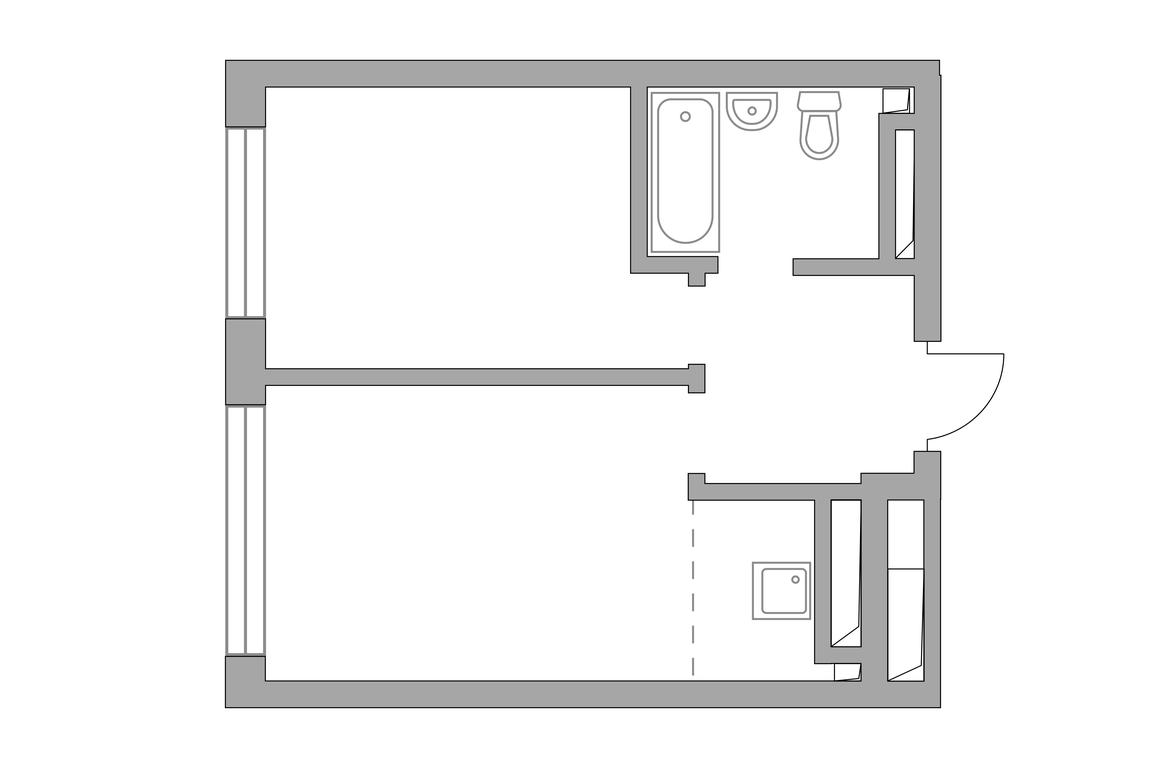1-BD Apartment Sale, 37.24 sq. m. at Triniti 3, Dmitrovskoye Highway, 75к4, Moscow, Russia #2