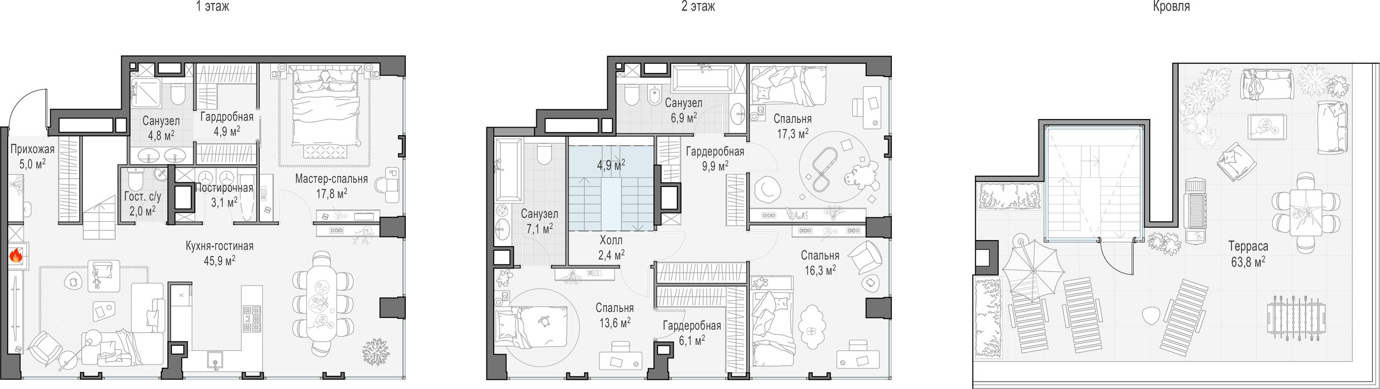 3-BD Apartment Sale, 169.3 sq. m. at Life Time, Sergeya Makeyeva Street, вл11/9с1-10, Moscow, Russia #1 3-BD Apartment Sale, 169.3 sq. m. at Life Time, Sergeya Makeyeva Street, вл11/9с1-10, Moscow, Russia #1
