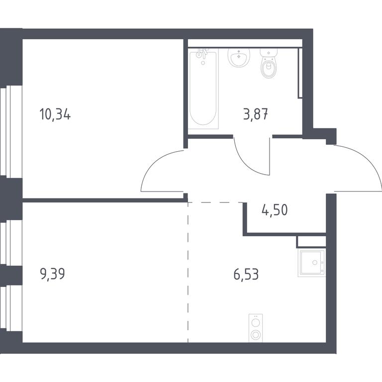Apartment Sale, 34.63 sq. m. at Egorovo Park, 1-y kvartal, posyolok Zhilino-1, Lubertsy City District, Moscow Region, Russia #1 Apartment Sale, 34.63 sq. m. at Egorovo Park, 1-y kvartal, posyolok Zhilino-1, Lubertsy City District, Moscow Region, Russia #1
