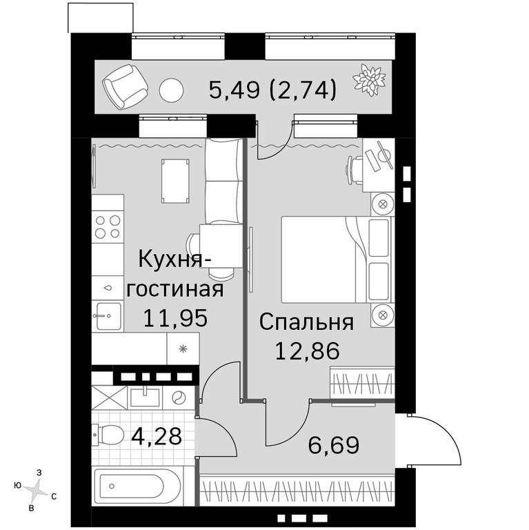 1-BD Apartment Sale, 38.52 sq. m. at Zhavoronki Club, zhiloy kompleks Akkord Smart-kvartal, Mitkino Village, Odintsovskiy City District, Moscow Region, Russia #1 1-BD Apartment Sale, 38.52 sq. m. at Zhavoronki Club, zhiloy kompleks Akkord Smart-kvartal, Mitkino Village, Odintsovskiy City District, Moscow Region, Russia #1