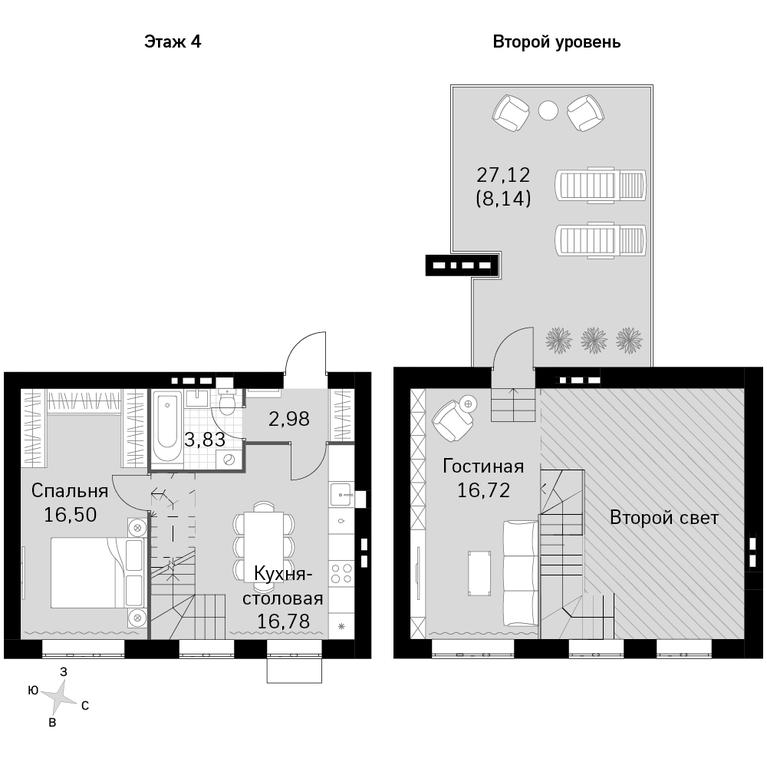 2-BD Apartment Sale, 64.95平方米 at Zhavoronki Club, zhiloy kompleks Akkord Smart-kvartal, Mitkino Village, Odintsovskiy City District, Moscow Region, Russia #1
