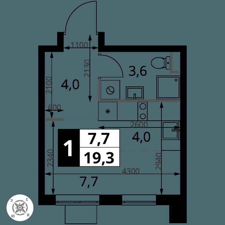 Apartment Sale, 19.3 sq. m. at Pervy Sheremetevskij, Komsomolskaya Street, 16, Khimki, Moscow Region, Russia #1 Apartment Sale, 19.3 sq. m. at Pervy Sheremetevskij, Komsomolskaya Street, 16, Khimki, Moscow Region, Russia #1