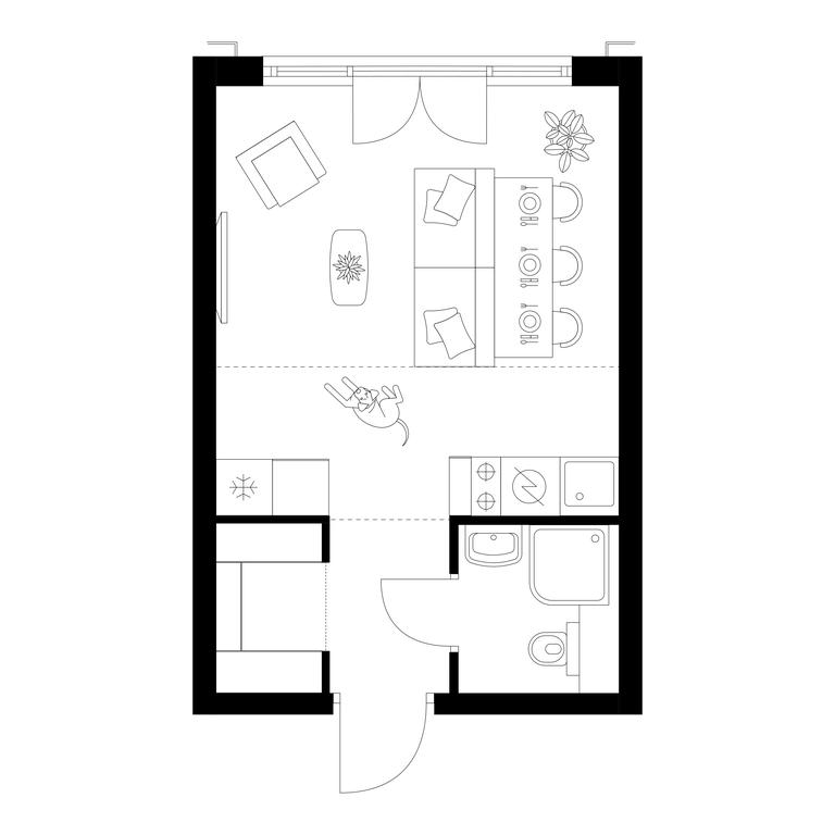 Apartment Sale, 24.3 sq. m. at Irtyshskiy Kvartal, 2nd Irtyshsky Drive, Moscow, Russia #2 Apartment Sale, 24.3 sq. m. at Irtyshskiy Kvartal, 2nd Irtyshsky Drive, Moscow, Russia #2