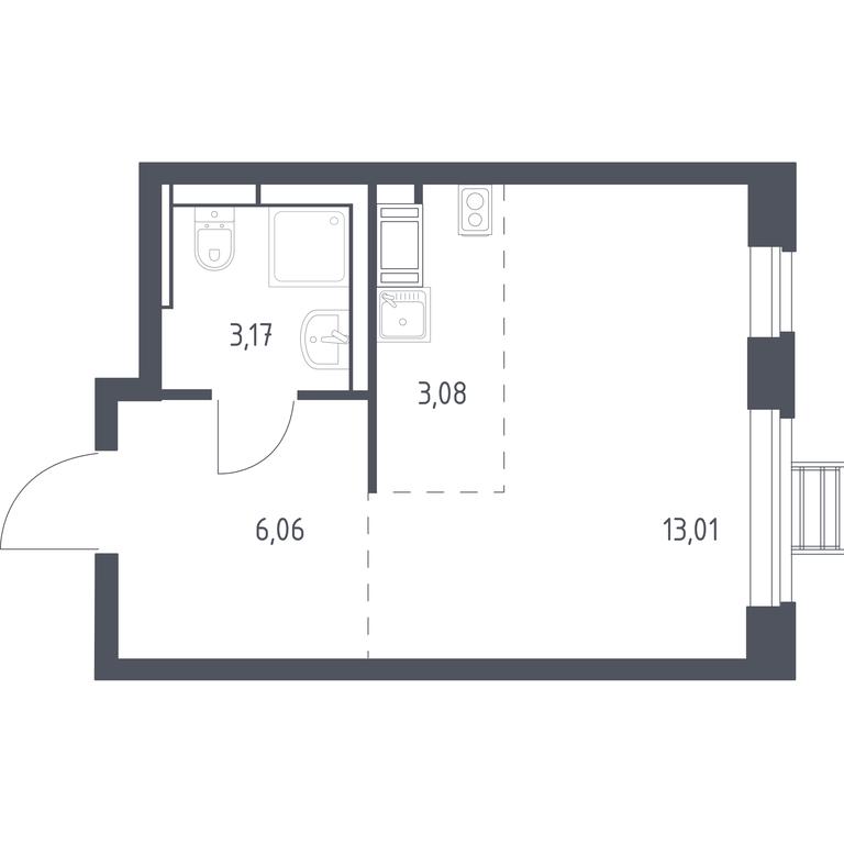 Apartment Sale, 25.1 sq. m. at Pribrezhnyi Park, Pribrezhniy Park Residential Complex, Village of Yam, Domodedovo City District, Moscow Region, Russia #1 Apartment Sale, 25.1 sq. m. at Pribrezhnyi Park, Pribrezhniy Park Residential Complex, Village of Yam, Domodedovo City District, Moscow Region, Russia #1