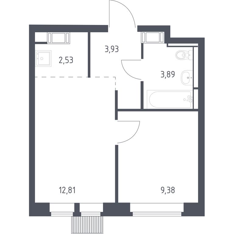 Apartment Sale, 32.54平方米 at Bolshoe Putilkovo, Prostornaya ulitsa, 1, Putilkovo Village, Krasnogorsk City District, Moscow Region, Russia #1 Apartment Sale, 32.54平方米 at Bolshoe Putilkovo, Prostornaya ulitsa, 1, Putilkovo Village, Krasnogorsk City District, Moscow Region, Russia #1