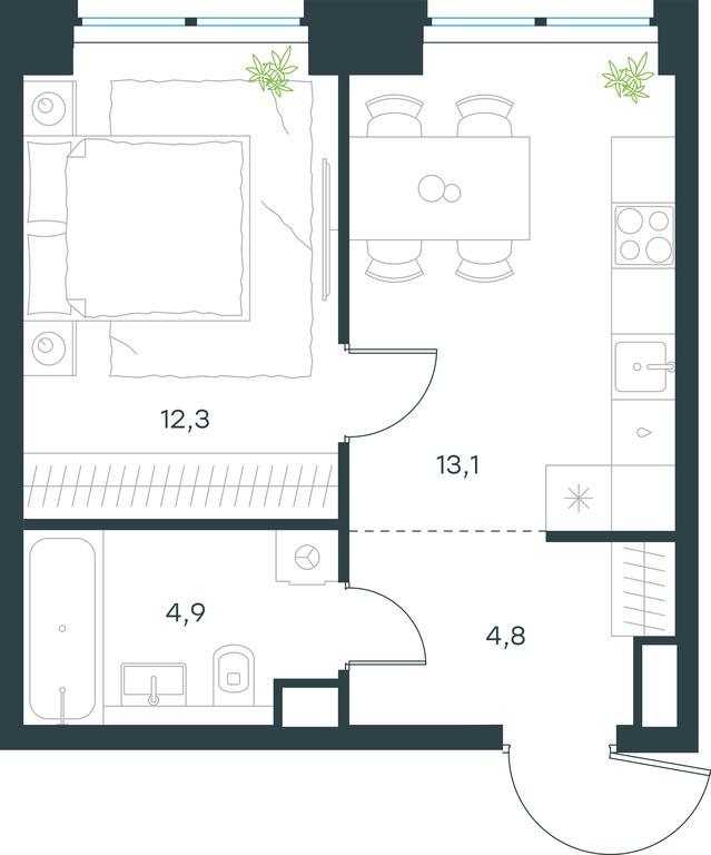 Apartment Sale, 35.1平方米 at Level Zvenigorodskaya, 3rd Silikatny Drive, 6к1, Moscow, Russia #1 Apartment Sale, 35.1平方米 at Level Zvenigorodskaya, 3rd Silikatny Drive, 6к1, Moscow, Russia #1
