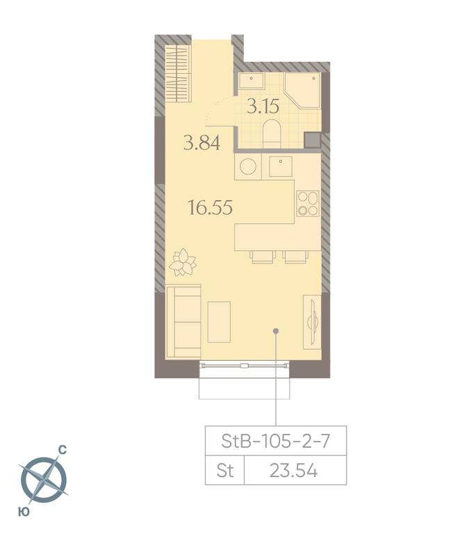 Apartment Sale, 23.5 sq. m. at Dmitrovskoe Nebo, Ilmenskiy Drive, 4с1, Moscow, Russia #1 Apartment Sale, 23.5 sq. m. at Dmitrovskoe Nebo, Ilmenskiy Drive, 4с1, Moscow, Russia #1