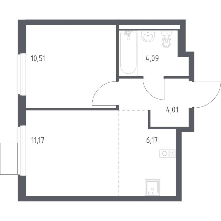 Apartment Sale, 35.95 sq. m. at Gorki Park, Shkolnaya ulitsa, 2, derevnya Korobovo, Leninskiy City District, Moscow Region, Russia #1 Apartment Sale, 35.95 sq. m. at Gorki Park, Shkolnaya ulitsa, 2, derevnya Korobovo, Leninskiy City District, Moscow Region, Russia #1