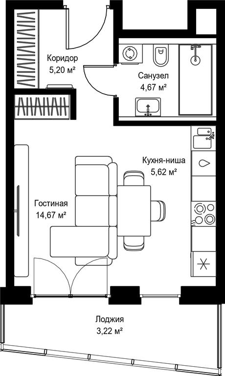 Продажа квартиры, 33,38 м² в ЖК «Селигер Сити», Ильменский проезд, 14к3, Москва, Россия #2