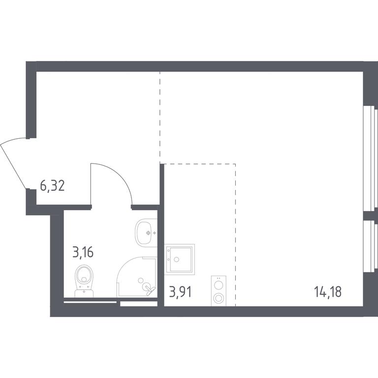 Apartment Sale, 27.57 sq. m. at Ostafevo, Ostafyevskoe Highway, 12к1, Ryazanovskoe Settlement, Moscow, Russia #1 Apartment Sale, 27.57 sq. m. at Ostafevo, Ostafyevskoe Highway, 12к1, Ryazanovskoe Settlement, Moscow, Russia #1