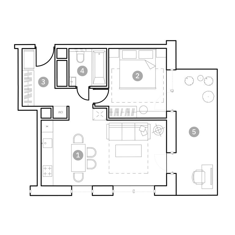 1-BD Apartment Sale, 55.5 sq. m. at Fiztekh-City, Новодачная улица, 67, Москва, Россия #2