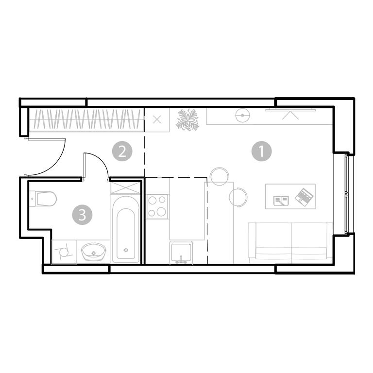 Apartment Sale, 27.08 sq. m. at EvoPark Sokolniki, Poteshnaya Street, Moscow, Russia #1 Apartment Sale, 27.08 sq. m. at EvoPark Sokolniki, Poteshnaya Street, Moscow, Russia #1