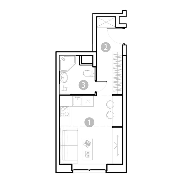 Apartment Sale, 24.26 sq. m. at EvoPark Sokolniki, Poteshnaya Street, Moscow, Russia #1 Apartment Sale, 24.26 sq. m. at EvoPark Sokolniki, Poteshnaya Street, Moscow, Russia #1