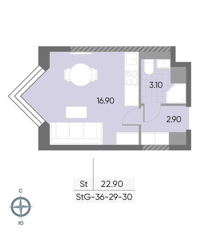 Apartment Sale, 22.9 sq. m. at Wave, Borisovskye Prudy Street, 1Б, Moscow, Russia #1 Apartment Sale, 22.9 sq. m. at Wave, Borisovskye Prudy Street, 1Б, Moscow, Russia #1