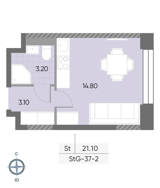 Apartment Sale, 21.1 sq. m. at Wave, Borisovskye Prudy Street, 1Б, Moscow, Russia #1 Apartment Sale, 21.1 sq. m. at Wave, Borisovskye Prudy Street, 1Б, Moscow, Russia #1
