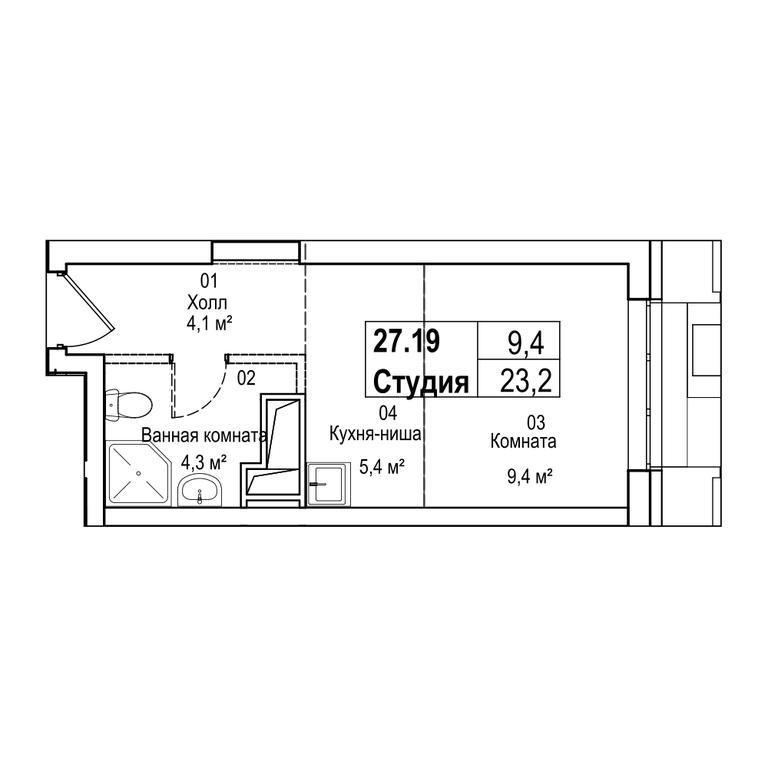 3-BD Apartment Sale, 101.9 sq. m. at Silver, Serebryakova Drive, 11к1, Moscow, Russia #1 3-BD Apartment Sale, 101.9 sq. m. at Silver, Serebryakova Drive, 11к1, Moscow, Russia #1