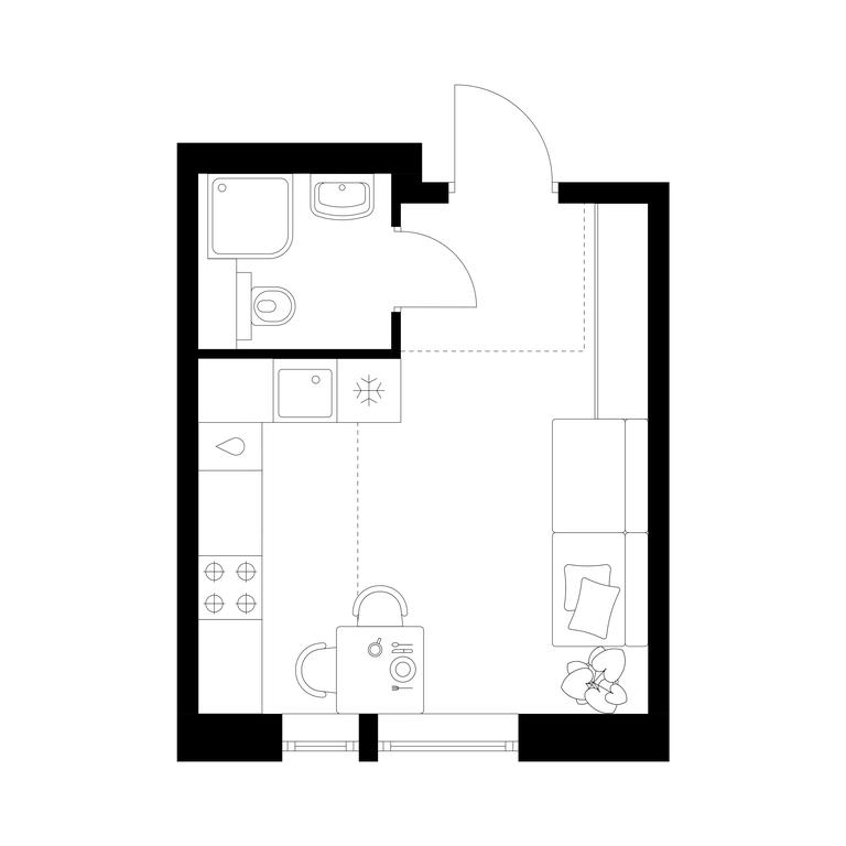 Apartment Sale, 20.2 sq. m. at Businovskiy Park, Izhorskaya Street, 6с5, Moscow, Russia #1 Apartment Sale, 20.2 sq. m. at Businovskiy Park, Izhorskaya Street, 6с5, Moscow, Russia #1