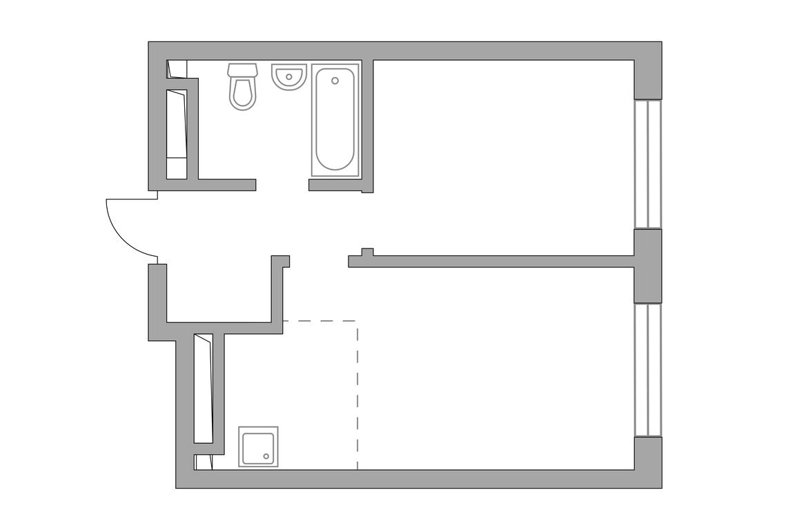 1-BD Apartment Sale, 37.96平方米 at Triniti 3, Dmitrovskoye Highway, 75к4, Moscow, Russia #2