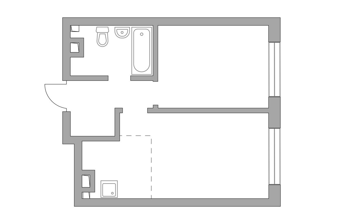 1-BD Apartment Sale, 38.62 sq. m. at Triniti 3, Dmitrovskoye Highway, 75к4, Moscow, Russia #2 1-BD Apartment Sale, 38.62 sq. m. at Triniti 3, Dmitrovskoye Highway, 75к4, Moscow, Russia #2